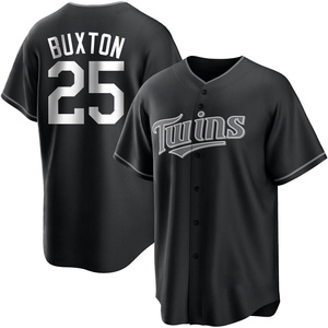 Men's Majestic Minnesota Twins #25 Byron Buxton Authentic Cream