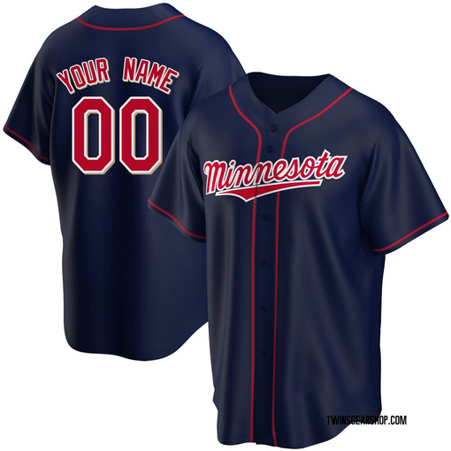 twins navy blue jersey