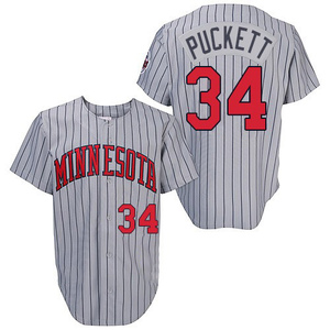 Mitchell & Ness, Shirts, Mitchell Ness 985 Minnesota Twins Kirby Puckett  Jersey