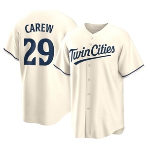 Nike Men's Rod Carew Minnesota Twins Coop Player Replica Jersey